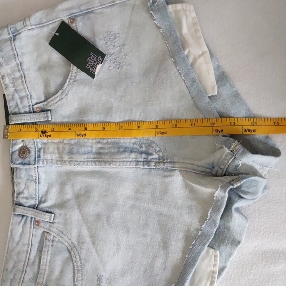 New High Waist Cheeky Shorts Size 8 - Picture 3 of 6